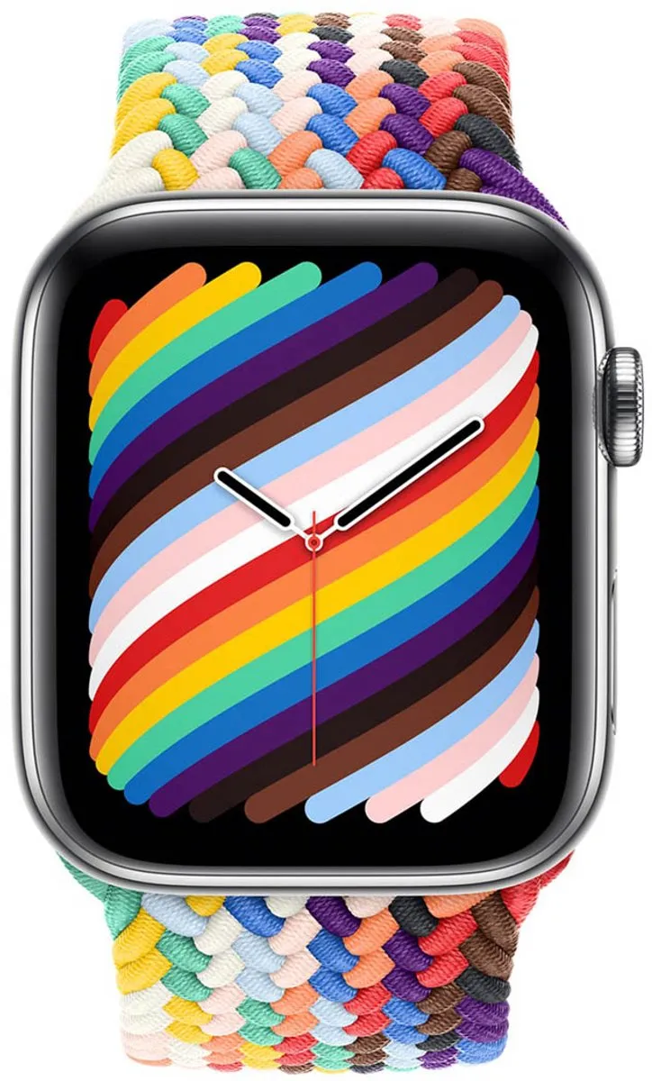 Apple Gevlochten Solobandje Pride Edition - 38/40/41/42mm