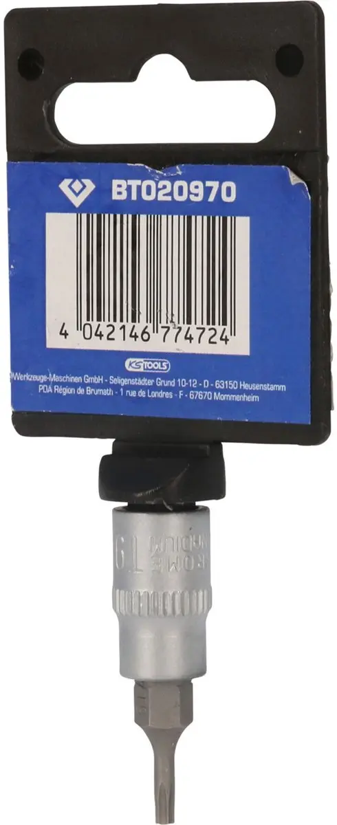 Brilliant Tools BT020970 Torx-Bit-dop T9 - 1/4 inch - afbeelding 3 van 4