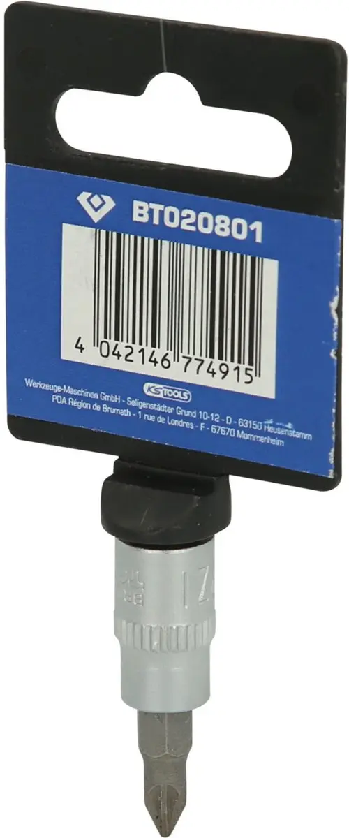 Brilliant Tools BT020801 Bit-dop PZ1 1/4" - 6-kant - afbeelding 3 van 4