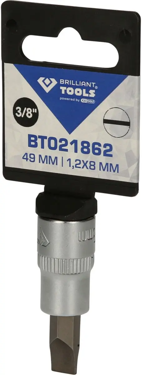 Brilliant Tools BT021862 Sleuf Bit-dop 3/8" 8mm - afbeelding 3 van 4