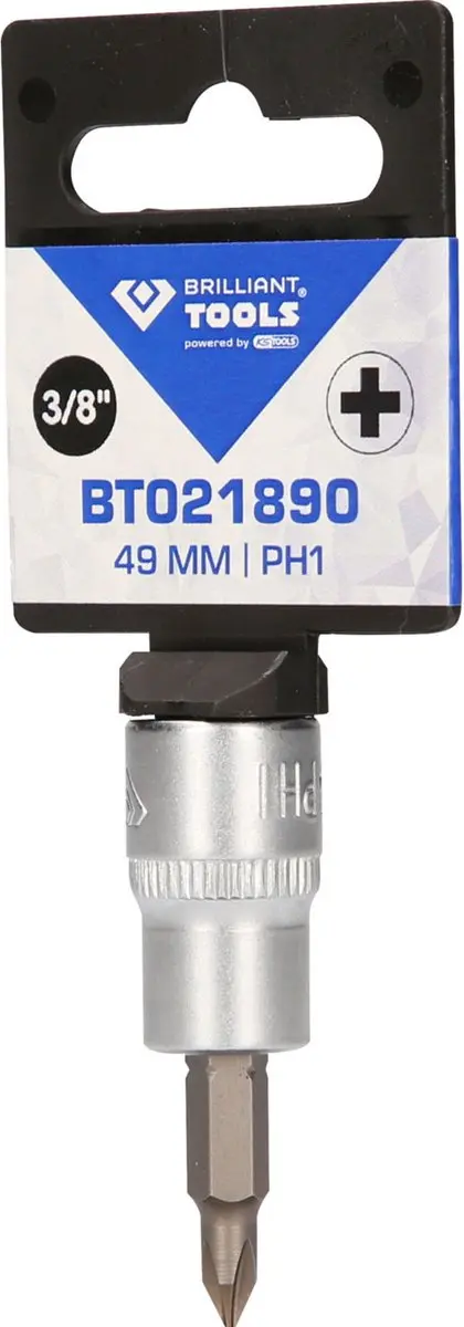 Brilliant Tools BT021890 Bit-dop PH1 3/8" - afbeelding 2 van 4