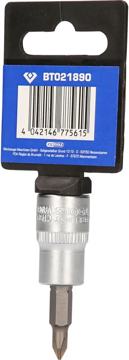 Brilliant Tools BT021890 Bit-dop PH1 3/8" - afbeelding 3 van 4