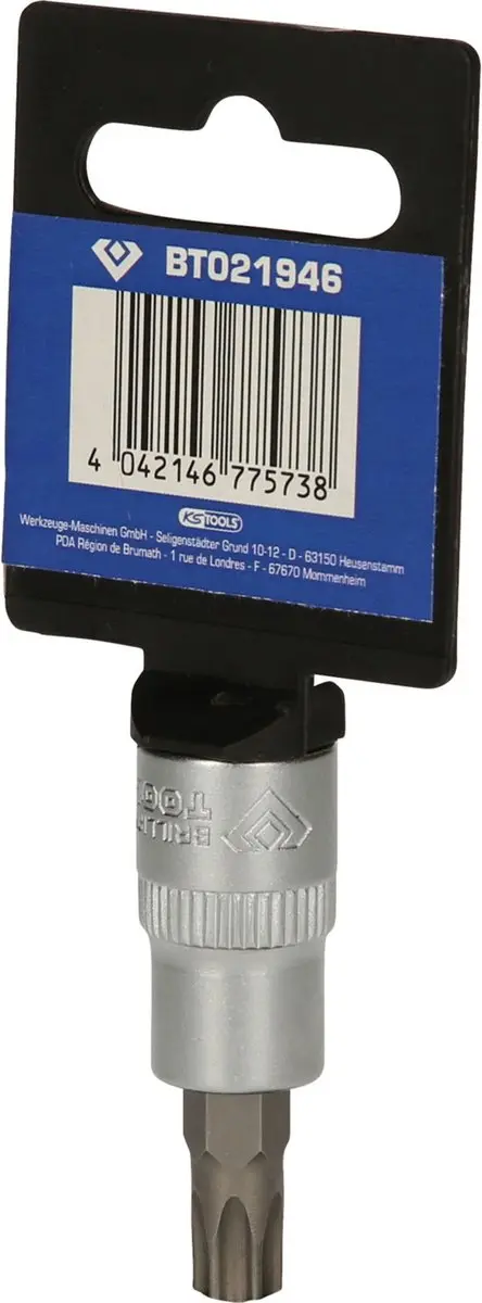Brilliant Tools 3/8" Torx Bitmof T45 BT021946 - afbeelding 3 van 4
