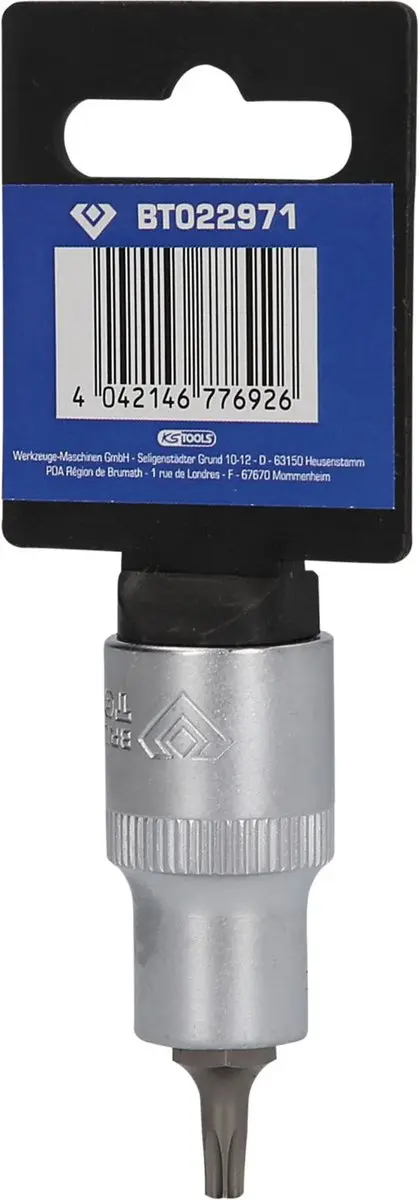 Brilliant Tools BT022971 Torx-bitdop T25 - 1/2" - 55mm - afbeelding 3 van 4