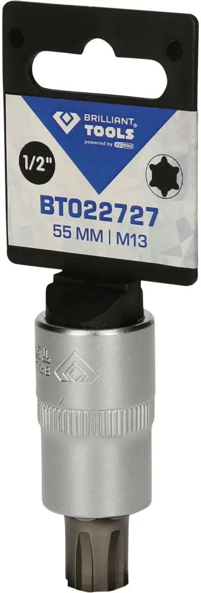 Brilliant Tools BT022727 Dopmoer 1/2" 13mm RIBE - afbeelding 2 van 4