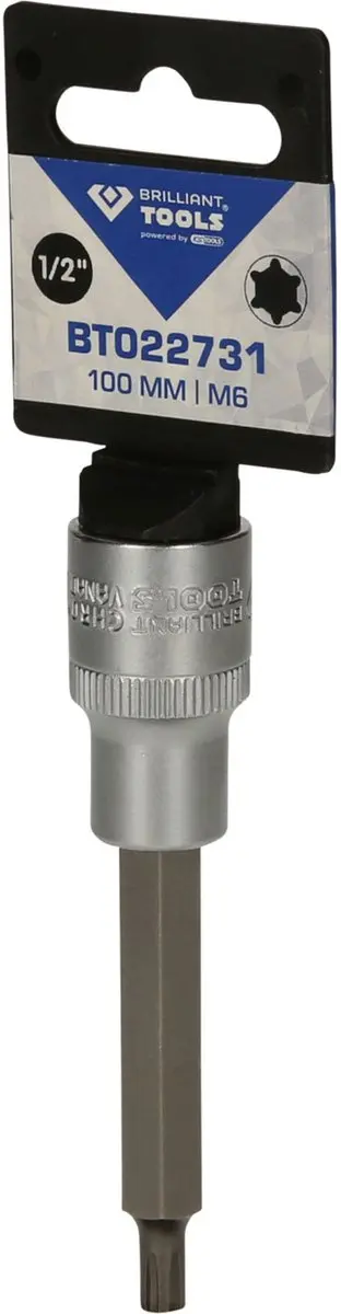 Brilliant Tools BT022731 RIBE Bit-dop 1/2" 100mm M6 - afbeelding 3 van 4