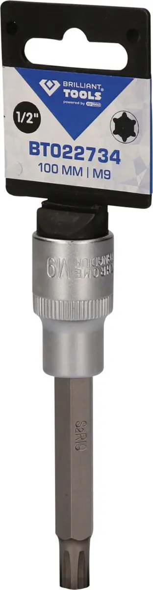 Brilliant Tools BT022734 RIBE-Bit-dopsleutel M9 1/2" - afbeelding 2 van 4