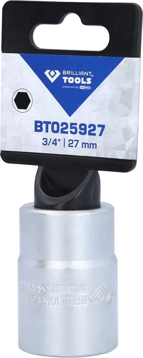 Brilliant Tools BT025927 Zeskant Dop 27mm - 3/4 inch - afbeelding 2 van 4