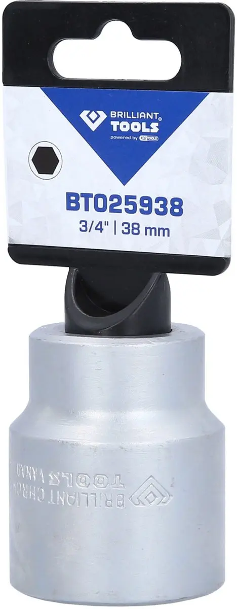 Brilliant Tools BT025938 Zeskant-dop 38mm - 3/4" - afbeelding 2 van 5