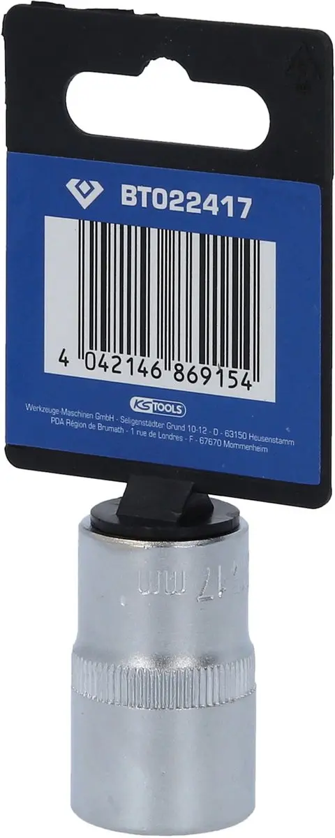 Brilliant Tools BT022417 Dopsleutel 1/2" 17 mm - afbeelding 2 van 4
