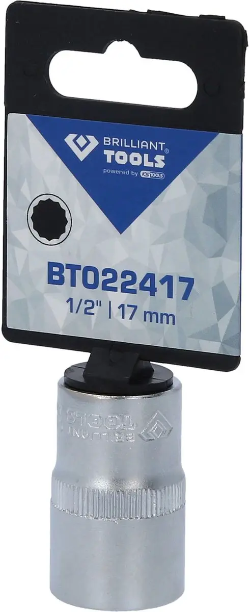 Brilliant Tools BT022417 Dopsleutel 1/2" 17 mm - afbeelding 4 van 4