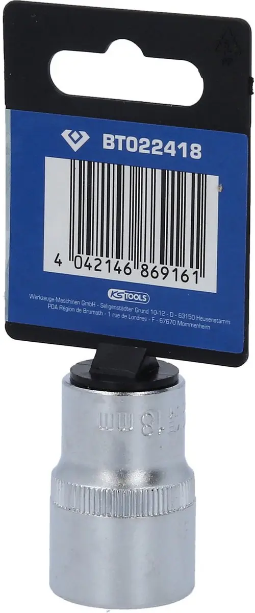 Brilliant Tools BT022418 Twaalfkant Dopsleutel 18 mm - afbeelding 4 van 4
