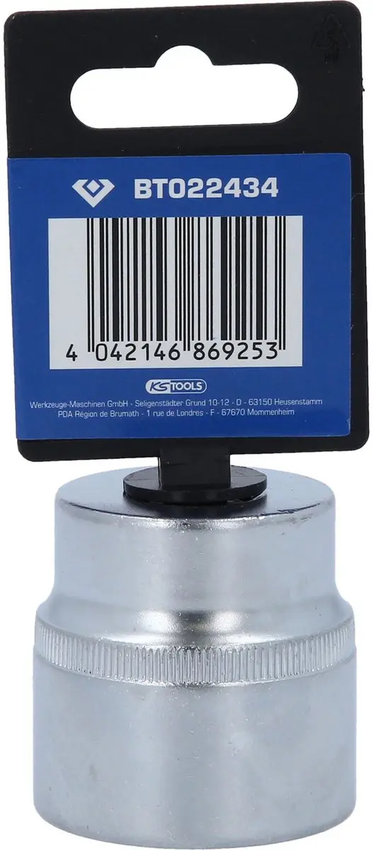 Brilliant Tools BT022434 Dopsleutel 34 mm - 1/2" Twaalfkant - afbeelding 4 van 4