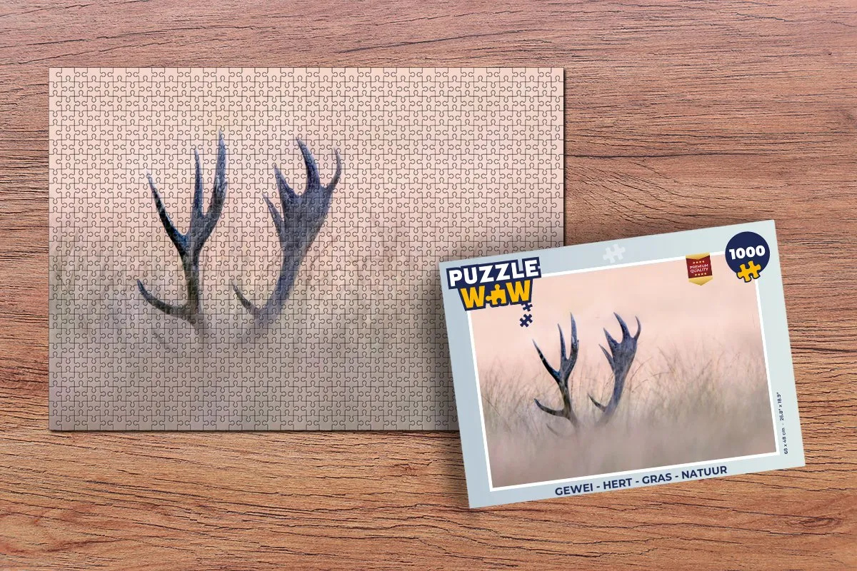 PuzzleWow Hert Legpuzzel 1000 Stuks - Multicolor