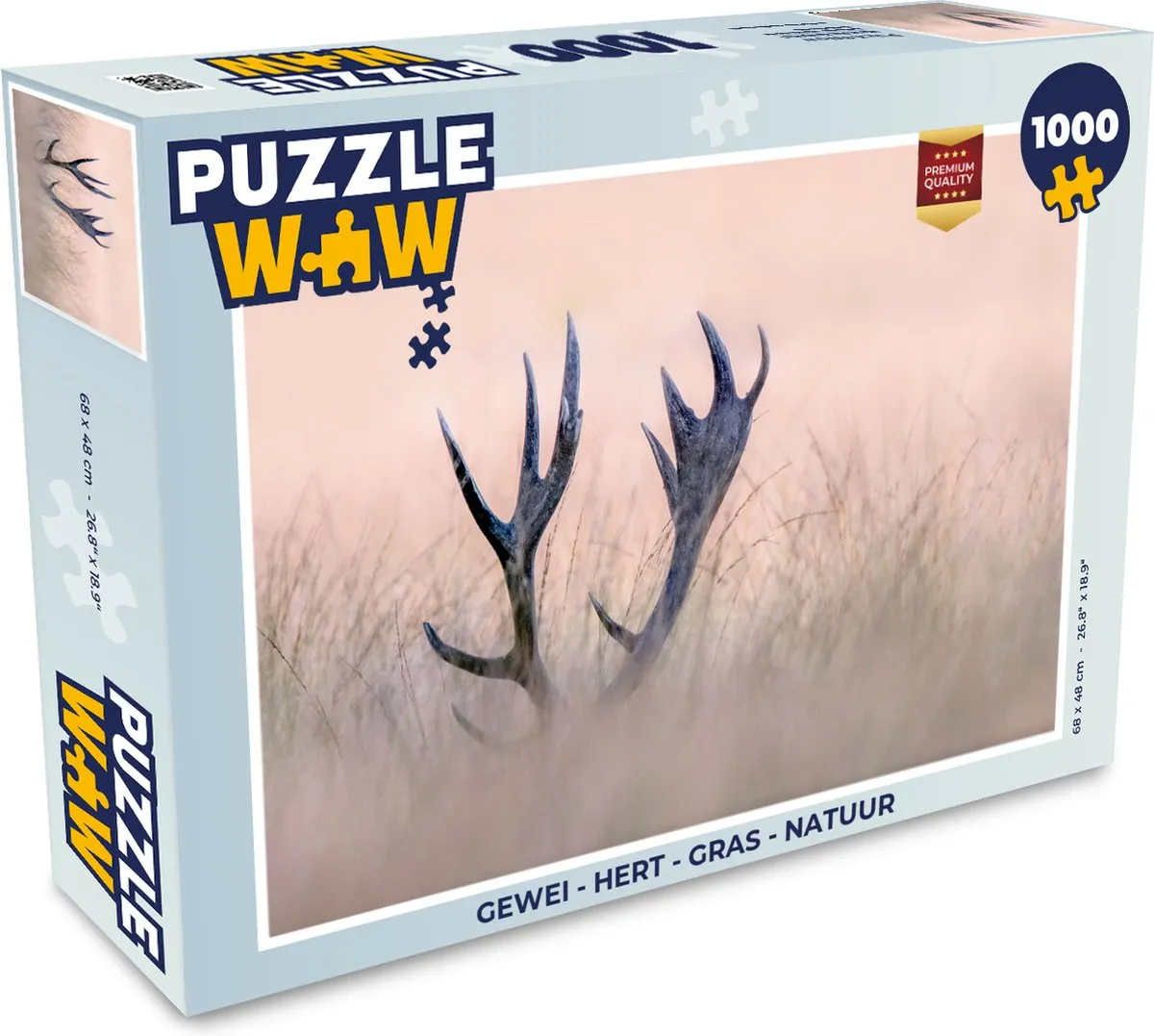 PuzzleWow Hert Legpuzzel 1000 Stuks