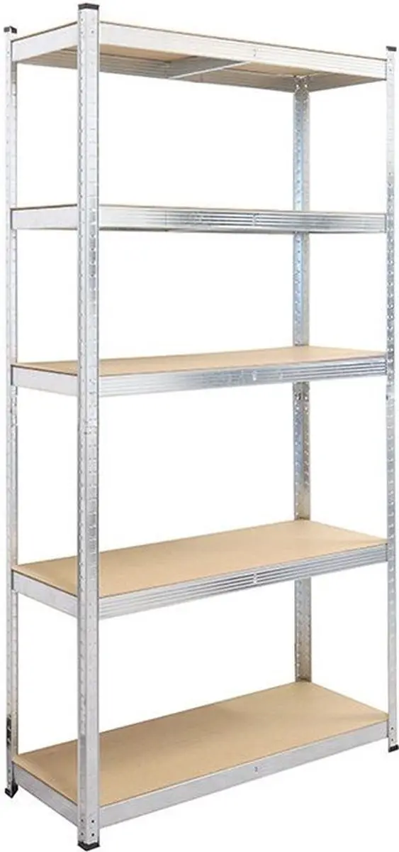 Stellingkast Zilver 5 planken