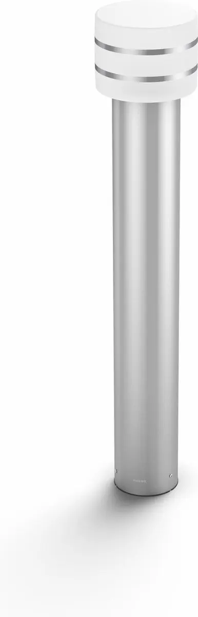 Philips Hue Outdoor Tuar Sokkellamp - White - E27 - 77 cm hoog - Roestvrijstaal - 9W - IP44