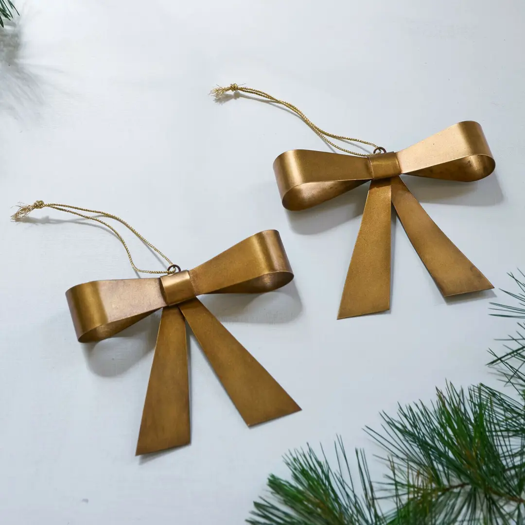 Loberon Hêlavine Hanger Set van 2 - Antiekmessing - afbeelding 3 van 4