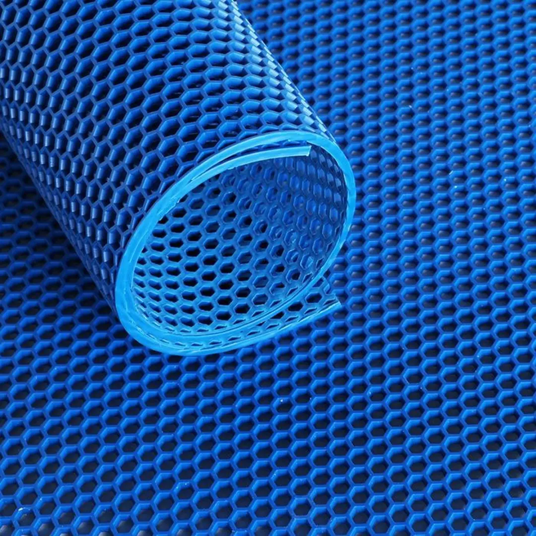 IVOL Ultra Grip Rastermat met honingraatstructuur 120 cm Blauw