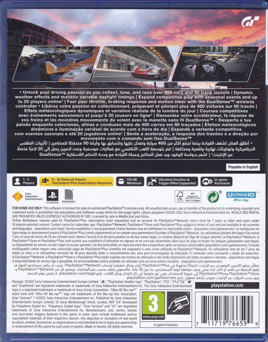 Sony PlayStation Gran Turismo 7 - PS5