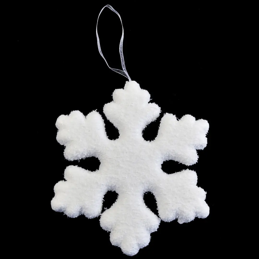 Sneeuwvlok foam l2b15h15 cm wit kerst