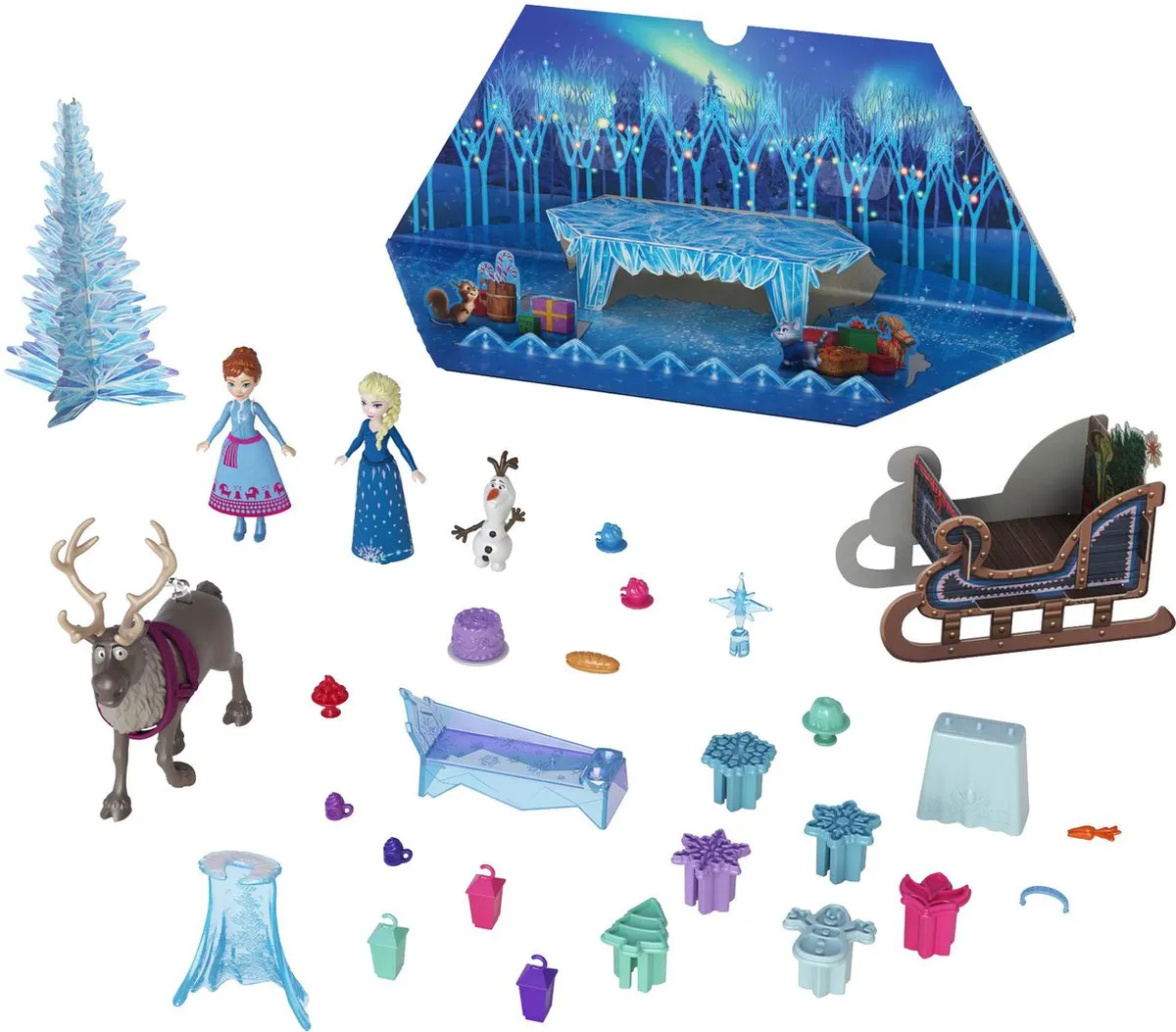 Disney Frozen Adventskalender HWX20 - Meerkleurig