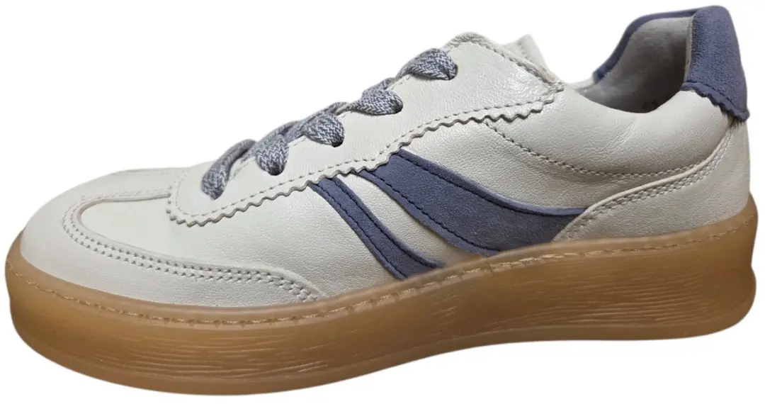 Gabor Sneakers Dames Wit/Blauw Leer - afbeelding 5 van 6