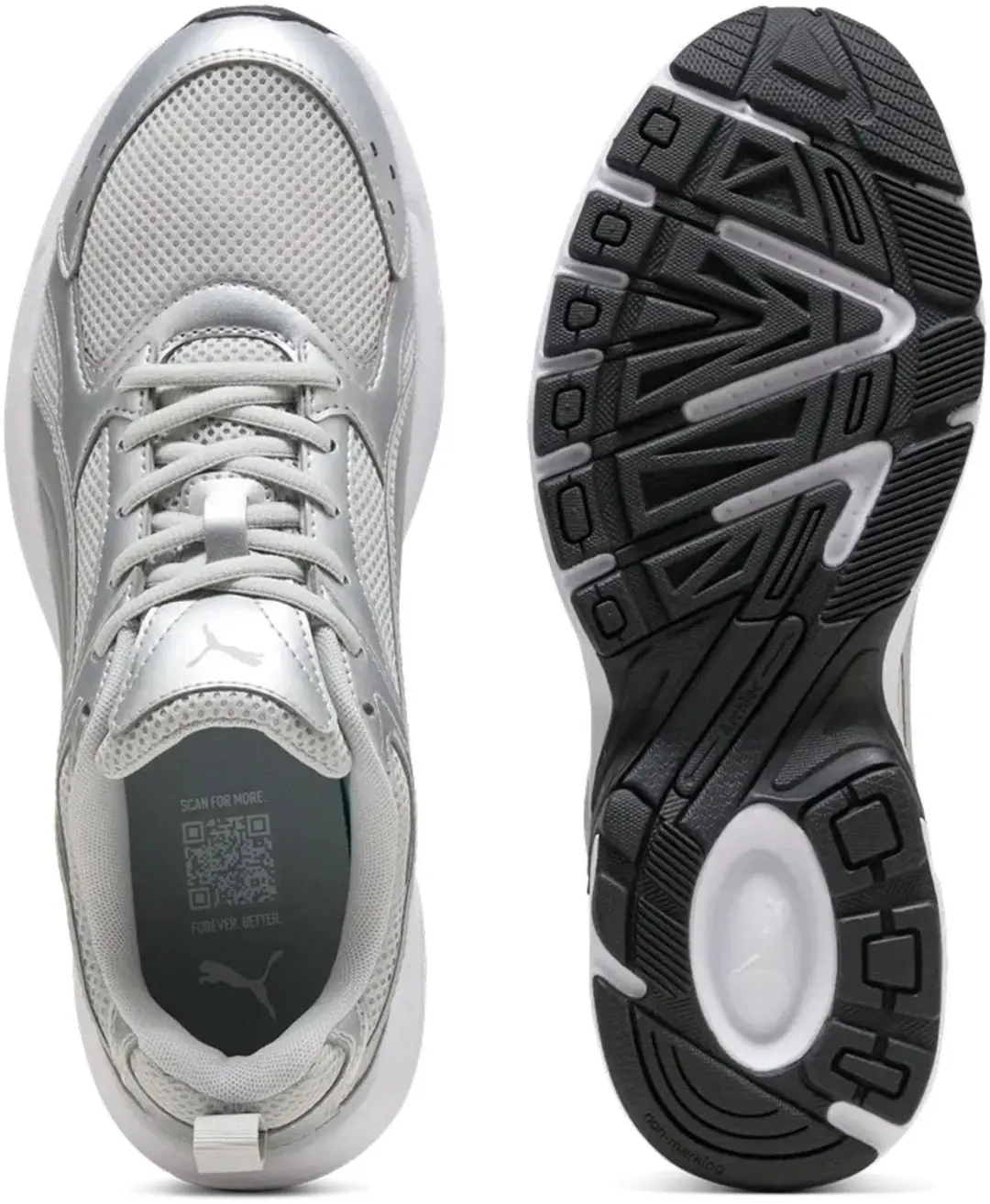 PUMA Milenio Tech LT Sneakers - Grijs/Zilver - afbeelding 5 van 6