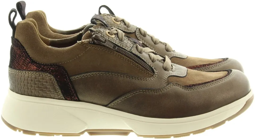Xsensible Grenoble Dames Veterschoenen - Metallic - afbeelding 2 van 5