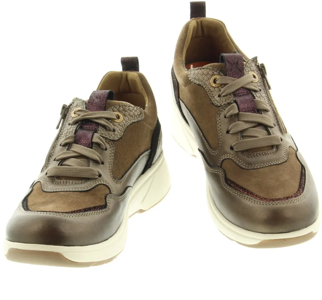 Xsensible Grenoble Dames Veterschoenen - Metallic - afbeelding 3 van 5