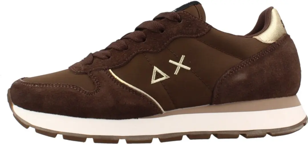 SUN68 Ally Silver Gold Sneakers - Dames - Bruin - 36 - afbeelding 2 van 6