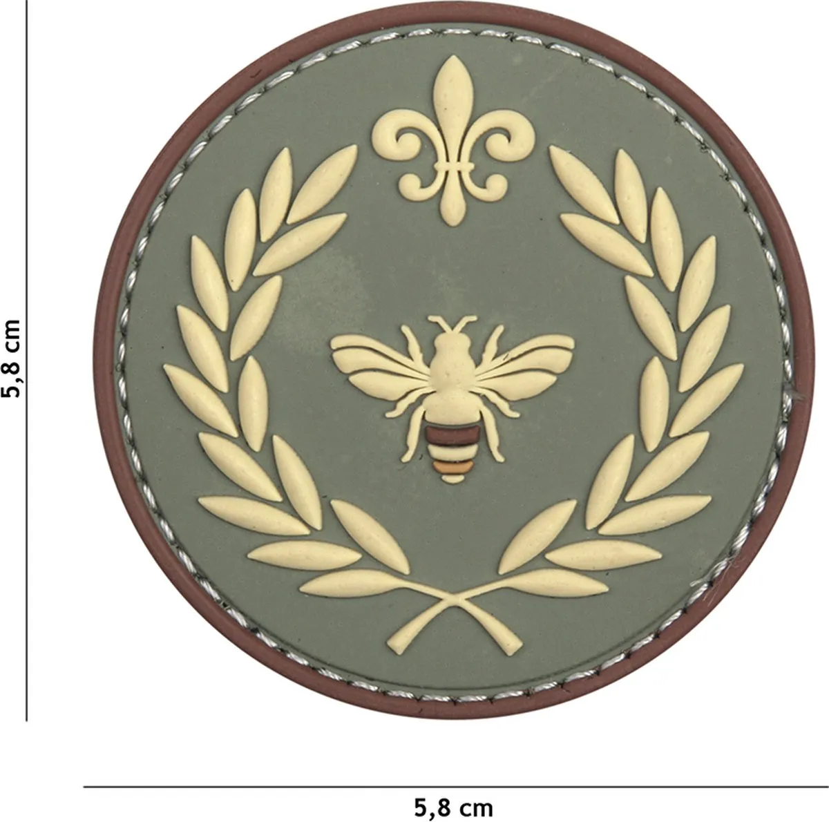 101 Inc Embleem 3D Napoleon Bij Groen