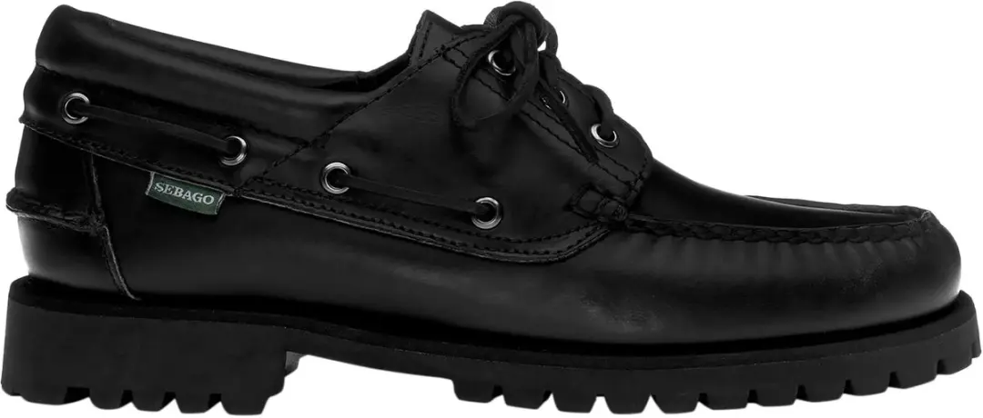 Sebago Acadia Waxy Leren Derbies - Zwart - afbeelding 4 van 4