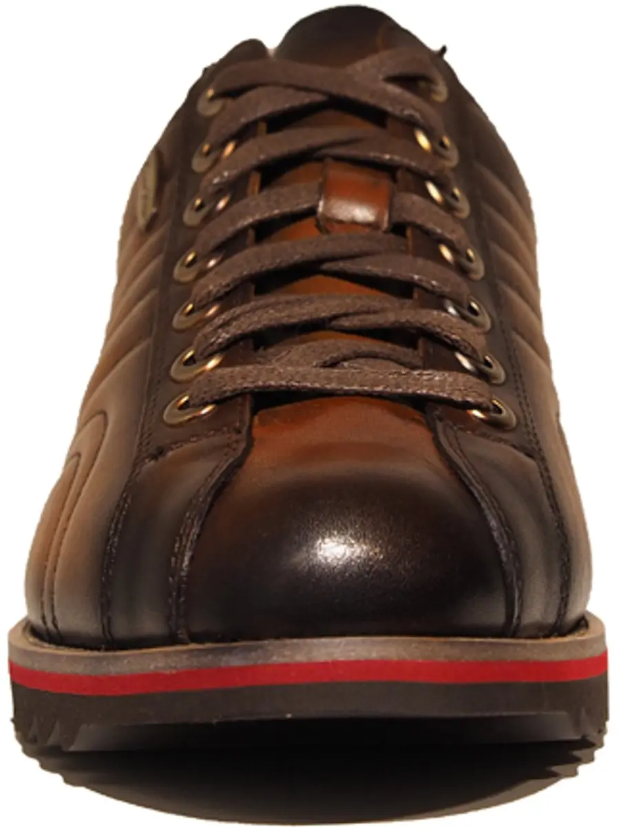 Laura Vita Achille Leren Heren Sneakers - Bruin - afbeelding 3 van 6
