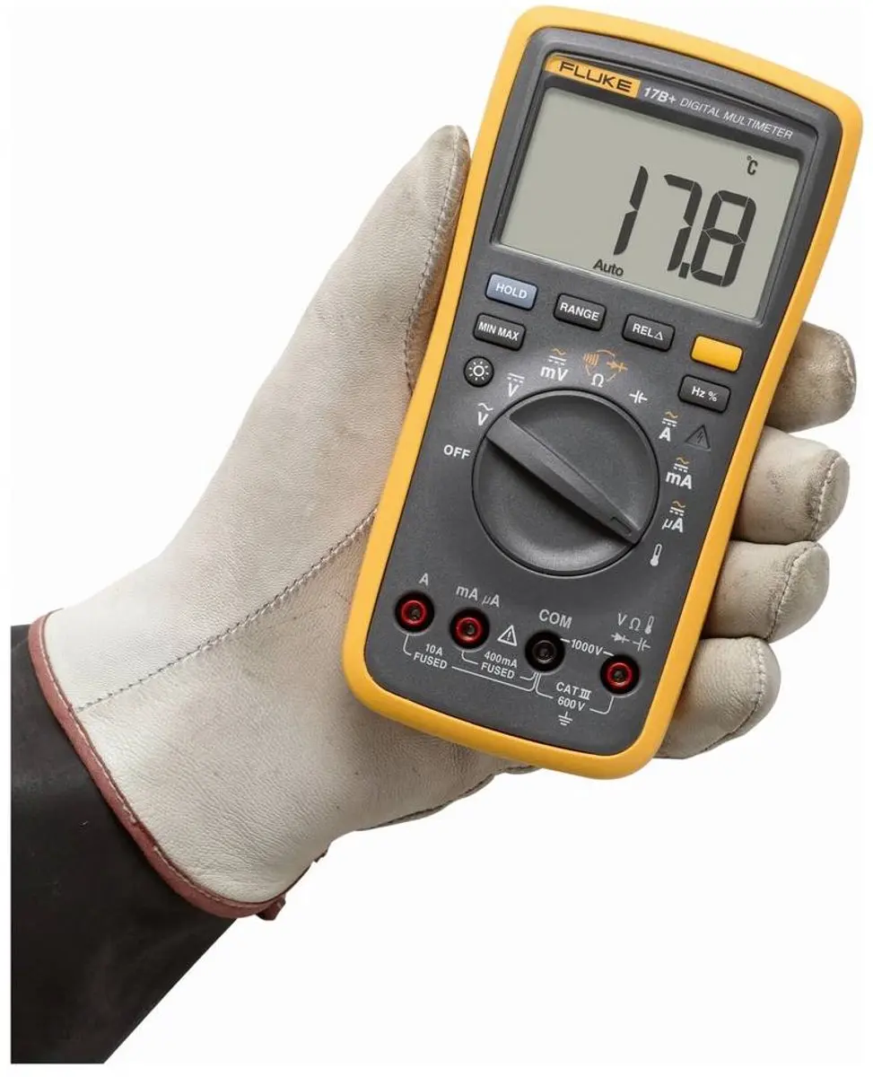 Fluke 17B+/EUR Digitale Multimeter - CAT III 600V - afbeelding 4 van 4