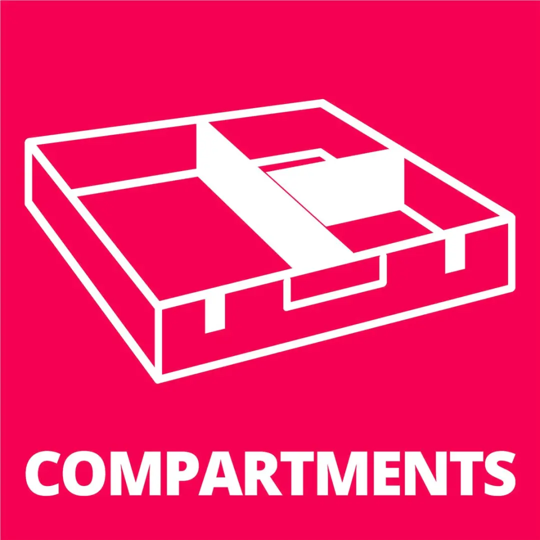 Einhell E-case Compartimenten Set 4540012 - Grijs - afbeelding 2 van 5