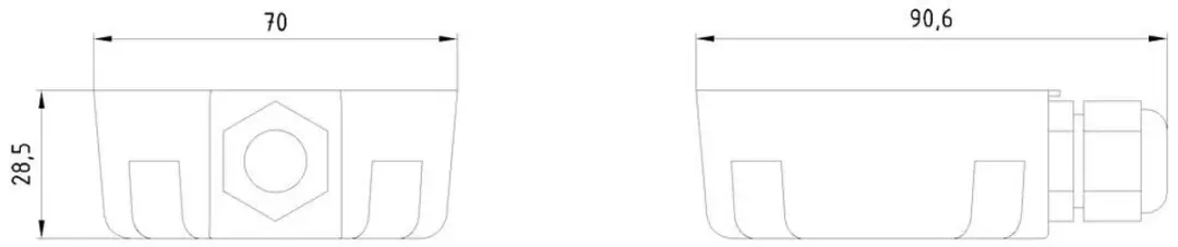 Siemens 8WD4308-0DD Aansluitelement voor signaalgever - afbeelding 2 van 3