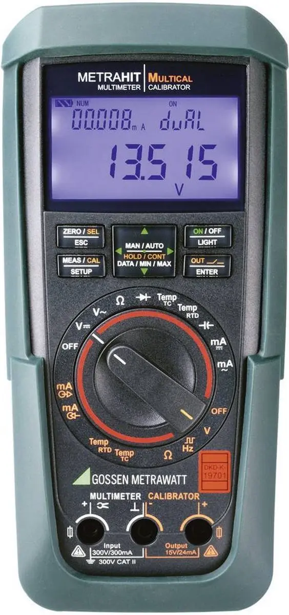 Gossen Metrawatt M245A Kalibrator - Zwart/Groen - afbeelding 3 van 3