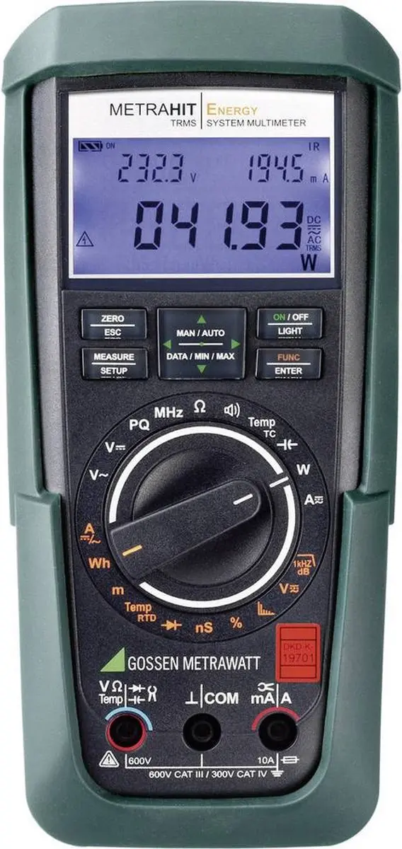 Gossen Metrawatt MetraHit Energy M249A Multimeter