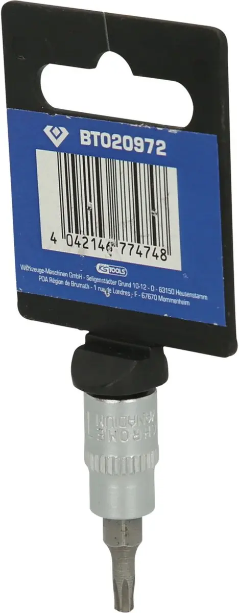 Brilliant Tools BT020972 Torx-bit dop T15 1/4" - afbeelding 3 van 4