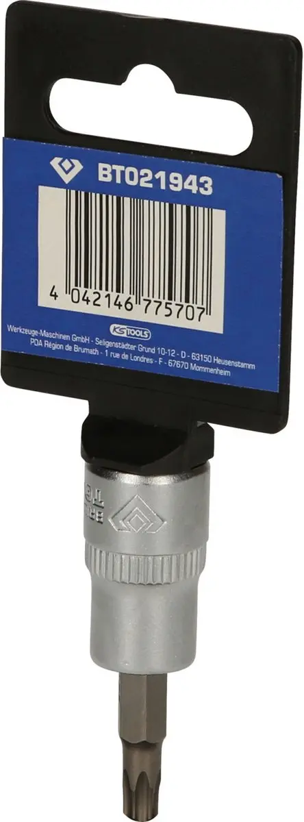 Brilliant Tools BT021943 Torx bitmof T27 - 3/8" - afbeelding 2 van 4
