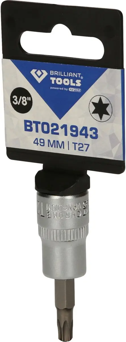 Brilliant Tools BT021943 Torx bitmof T27 - 3/8" - afbeelding 4 van 4