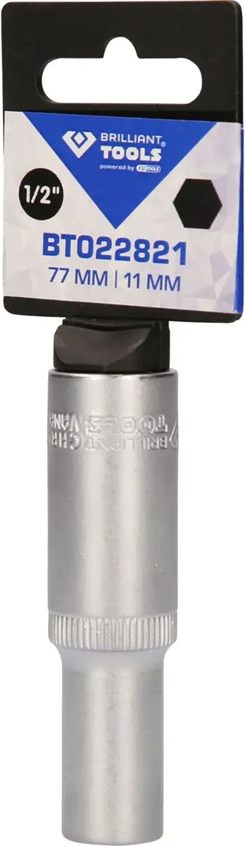 Brilliant Tools BT022821 1/2" Inbusdop 11 mm Lang - afbeelding 2 van 4