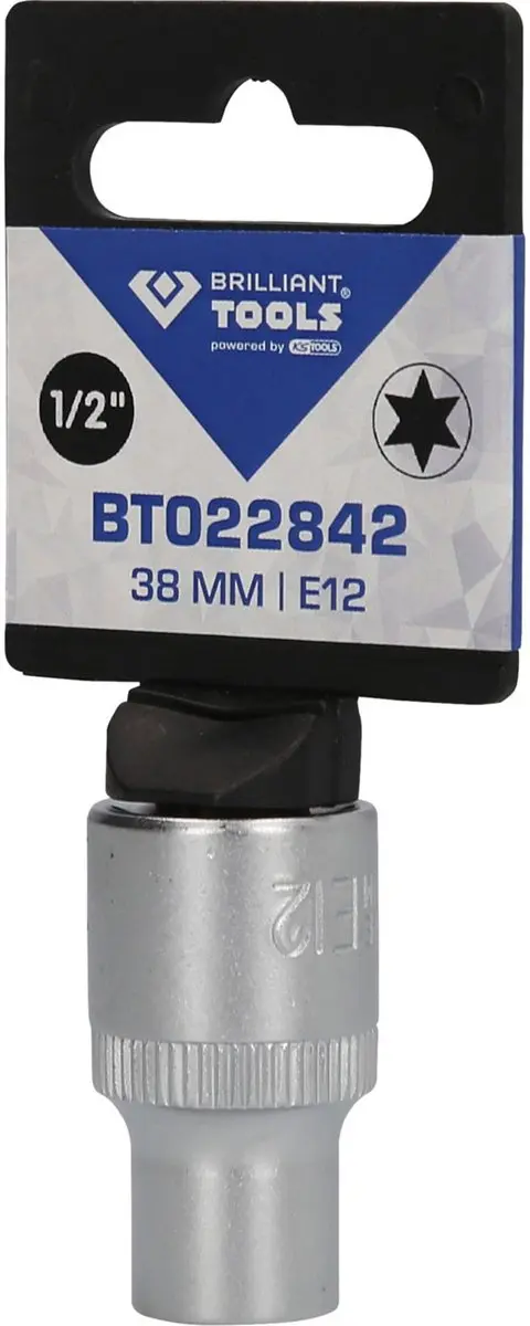 Brilliant Tools BT022842 Torx-E-dop 1/2" E12 - afbeelding 3 van 4