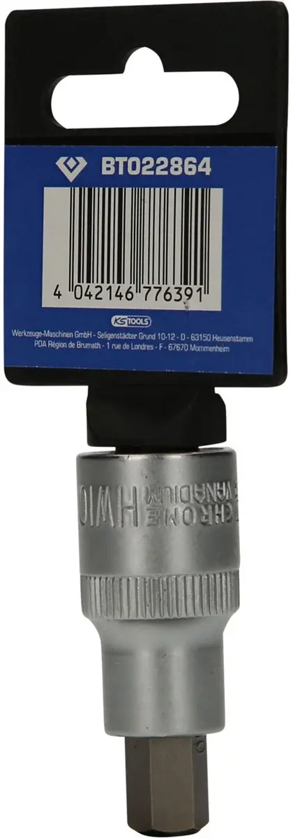 BRILLIANT TOOLS 1/2" inbussleutel 55 mm lang 10 mm - BT02286... - afbeelding 3 van 4
