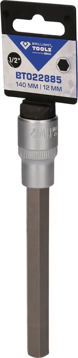 Brilliant Tools BT022885 Inbusdop 1/2" 12 mm - 140 mm - afbeelding 4 van 4