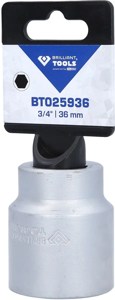 Brilliant Tools BT025936 Zeskant-Dop 36 mm 3/4" - afbeelding 2 van 4