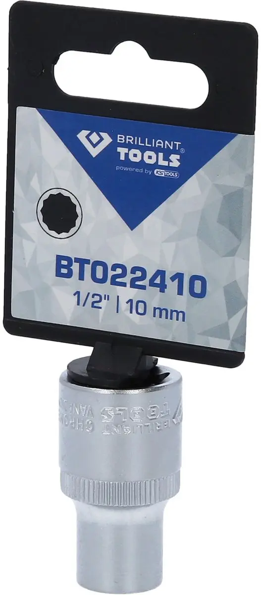 Brilliant Tools BT022410 Dop 1/2" 12-kant 10 mm - afbeelding 4 van 4