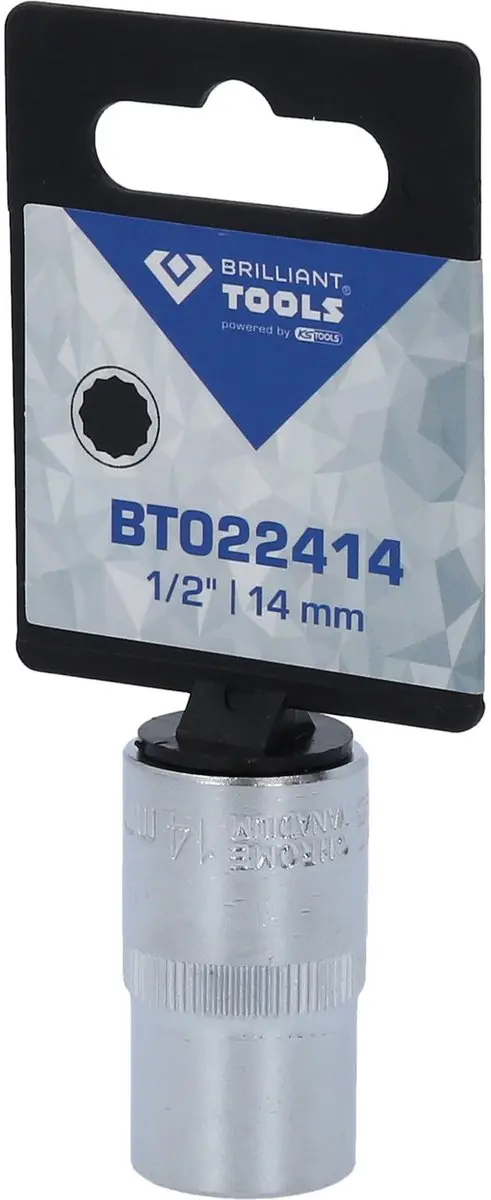 Brilliant Tools BT022414 Twaalfkant Dop 14 mm - 1/2" - afbeelding 4 van 4