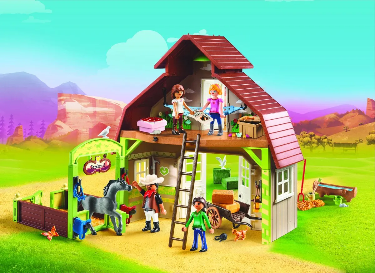 Playmobil Spirit Schuur 70118 - Lucky, Pru & Abigail